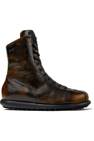 Camper Pelotas - Ankle boots for Men - Black,Brown, size 41, Smooth leather