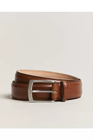Loake Man Bälten - Henry Leather Belt 3,3 cm Mahogany