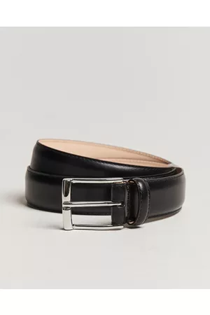 Crockett & Jones Man Bälten - Belt 3,2 cm Black Calf
