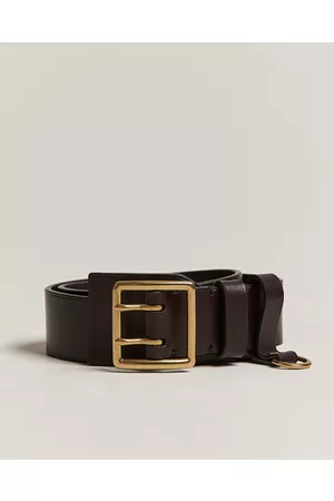 Ralph Lauren Vachetta Leather Belt Dark Brown