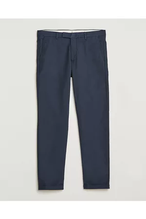NN.07 Man Byxor - Scott Regular Fit Stretch Trousers Navy Blue