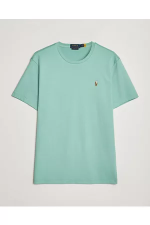 Ralph Lauren Man T-shirts - Luxury Pima Cotton Crew Neck T-Shirt Essex Green