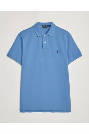 Ralph Lauren Man Pikétröjor - Custom Slim Fit Polo French Blue