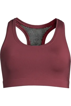 Iconic Wool Lined Sports Bra - Evening Red