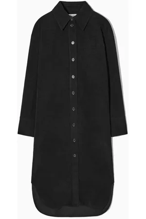 COS CORDUROY MIDI SHIRT DRESS