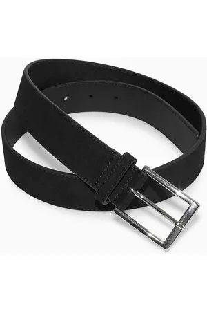 COS BUCKLED SUEDE BELT
