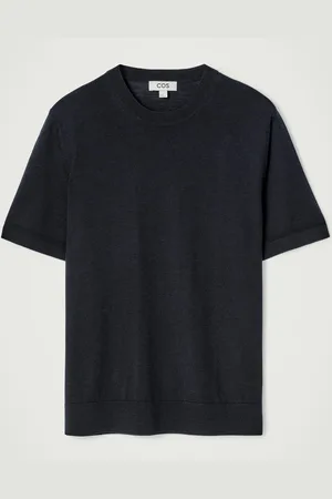 COS Stickad T-Shirt I Merinoull Med Smal Passform in