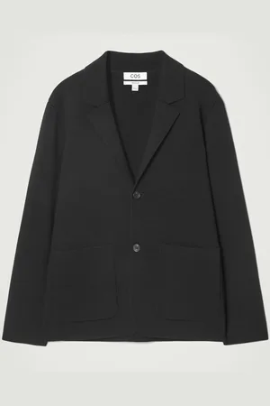 COS Stickad Blazer I Merinoull Med Klassisk Passform