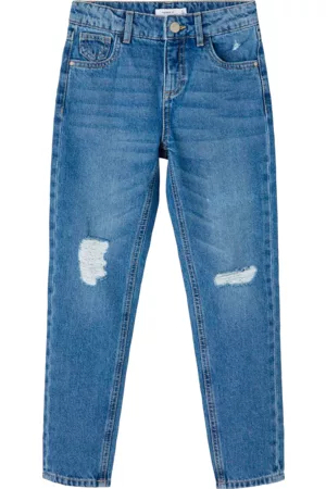 NAME IT Jeans nkfRose dnmAtando 2648 HW Mom Pant - Blå