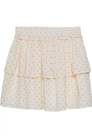 Minymo Volangkjol Aop - Beige