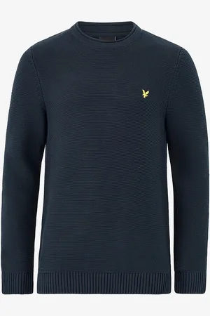 Lyle & Scott Tröja Garter Stitch Self Roll Neck