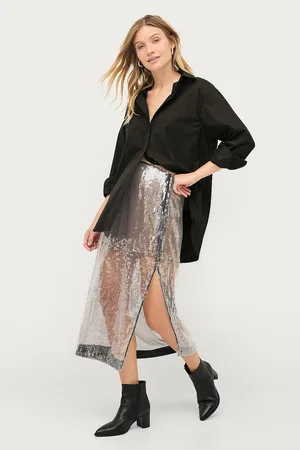 Second Female Kjol Posh Long Skirt