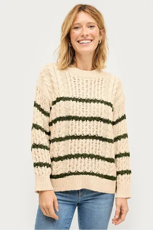 Soaked in Luxury Tröja slFranna Stripe Pullover