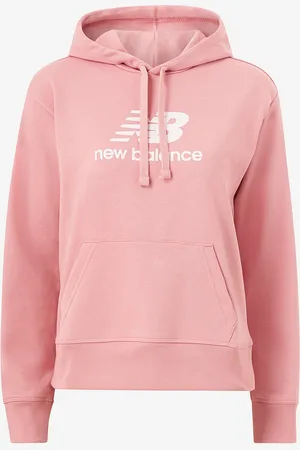 New Balance Huvtröja Essentials Stacked Logo French Terry Hoodie