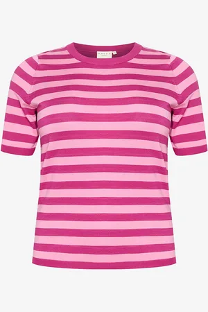 Kaffe Topp kcMalia Wide Stripe Knit