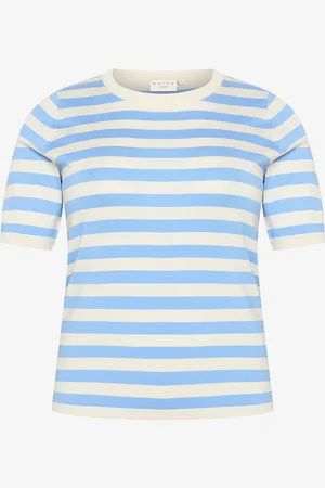 Kaffe Topp kcMalia Wide Stripe Knit