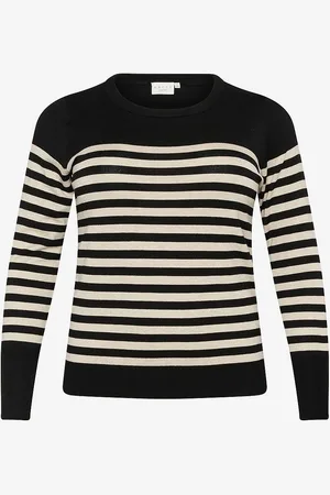 Kaffe Tröja kcLizzy Striped Knit Pullover