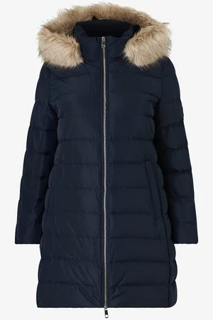 Tommy Hilfiger Dunkappa Crv Tyra Heritage Coat With Fur
