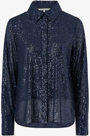 Second Female Paljettskjorta Moonshine Slim Shirt
