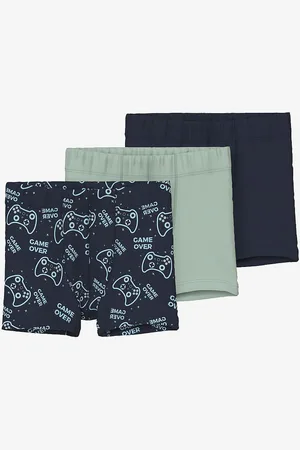NAME IT Boxerkalsonger nmmTights 3P Sapphire Game 3