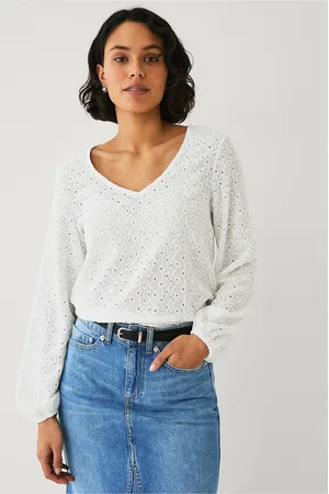 ELLOS Topp Med Blommigt Mönster