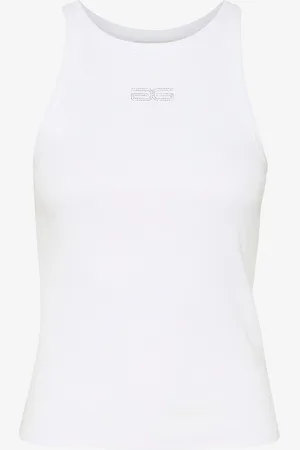 Gestuz Linne gzDrew Rhinestone Logo Tank