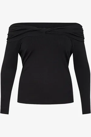 Kaffe Topp kcKiala Offshoulder T