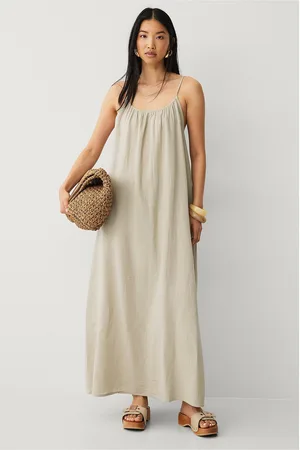 VILA Maxiklänning nia Maxi Slip Dress