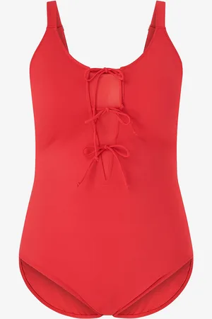 Zizzi Baddräkt sPauline Tie Swimsuit Solid