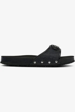 Scholl Sandaler SL Pescura Flat Cork Canvas Black