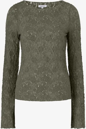 BUBBLEROOM Topp Long Sleeve Lace Top