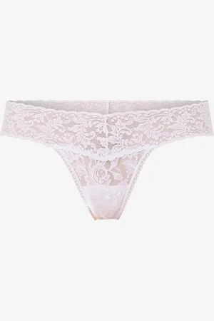 Hanky Panky Stringtrosor Signature Lace Low Rise Thong