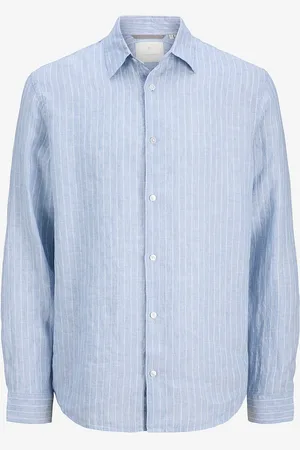 JACK & JONES Linneskjorta jprcClawrence Linen L/S Shirt SN