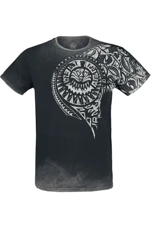 Outer Vision T-shirt - Burned Tattoo - S 4XL - för Herr