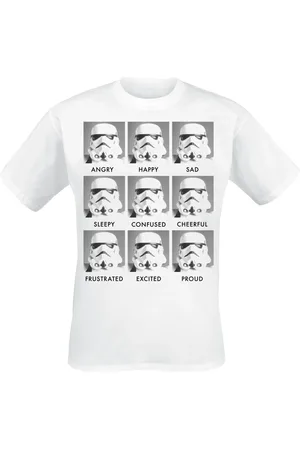 STAR WARS Disney T-shirt - Stormtrooper - Emotions - S 5XL - för Herr