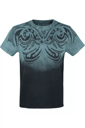 Outer Vision T-shirt - Waves Tattoo - S 4XL - för Herr