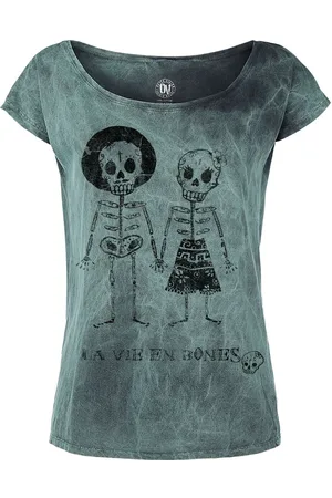 Outer Vision T-shirt - Skeleton Lovers - M XL - för Dam
