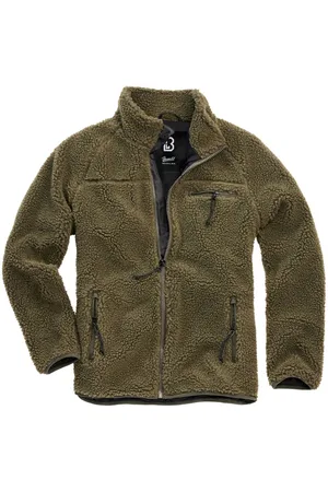 Brandit Mellansäsongsjacka - Teddy Fleece Jacke - XL 3XL - för Herr