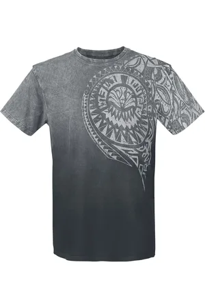 Outer Vision T-shirt - Burned Tattoo - S 4XL - för Herr