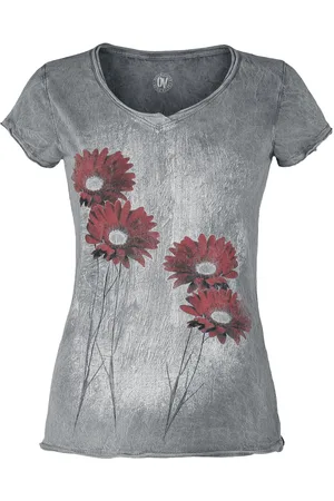 Outer Vision T-shirt - Gerbera Magic Day - S 4XL - för Dam
