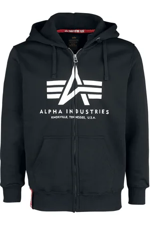 Alpha Industries Luvjacka - Basic Zip Hoody - M L - för Herr