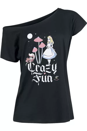 Disney Kvinna T-shirts - Crazy And Fun - T-shirt - Dam