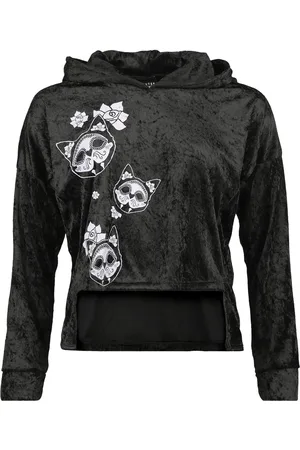 Outer Vision Gothic Luvtröja - Iman - L 4XL - för Dam