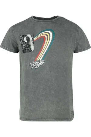 STAR WARS Disney T-shirt - Millenium Falcon Nostalgia - L - för Herr