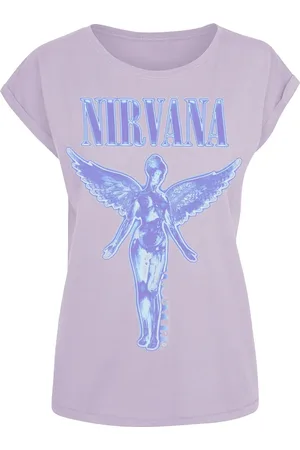 Nirvana T-shirt - Purple Angel - S XXL - för Dam