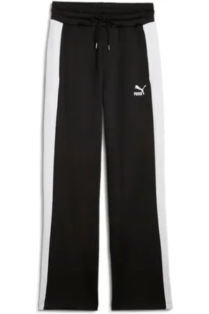 PUMA Tygbyxor - ICONIC T7 joggingbyxor med raka ben - XS M - för Dam
