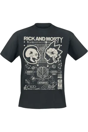 Rick and Morty T-shirt - Nobody Exists On Purpose - S XXL - för Herr