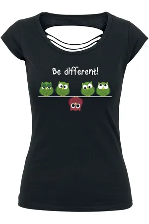 BE DIFFERENT Fun T-shirt - XS M - för Dam