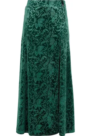 Killstar Gothic Långkjol - Wizard Of Oz - Emerald Envy Maxi Skirt - XS 4XL - för Dam