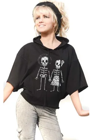 Outer Vision Gothic Luvtröja - Skeleton Lovers Woman